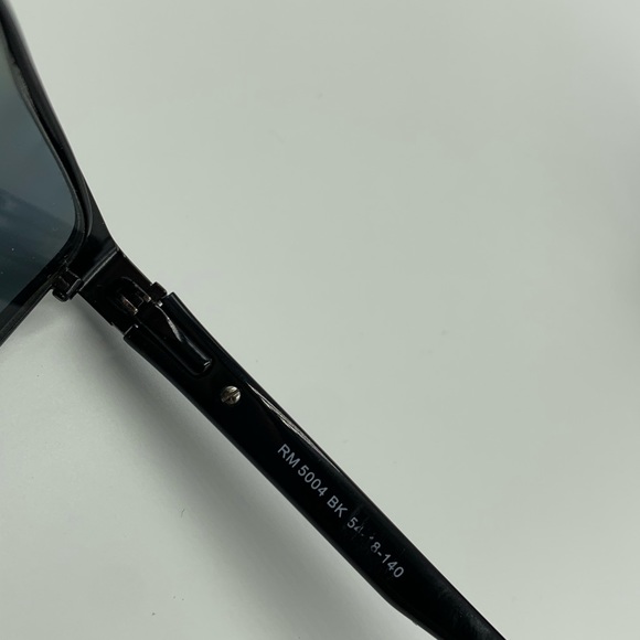 Robert Mitchell Black Oval Sunglasses Frames - Picture 6 of 7